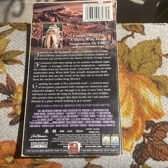 1999 labyrinth vhs - Picture 2 of 3